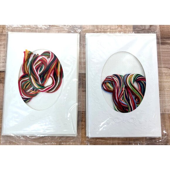 NeedleMagic Stitch A Card Cross Stitch Kit Set - Babys First & Friends Christmas - Picture 4 of 4